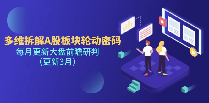 （14213期）多维拆解A股板块轮动密码，每月更新大盘前瞻研判（更新3月）-蓝天网创