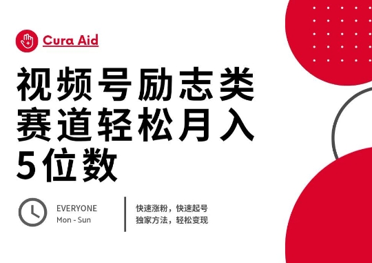 视频号励志类赛道快速涨粉500+，快速起号，轻松变现月入过W-蓝天网创